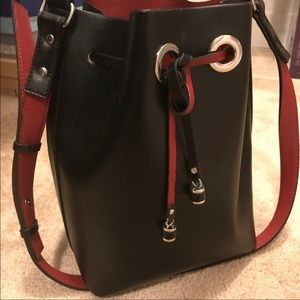 Zara Black Bucket Crossbody bag/purse